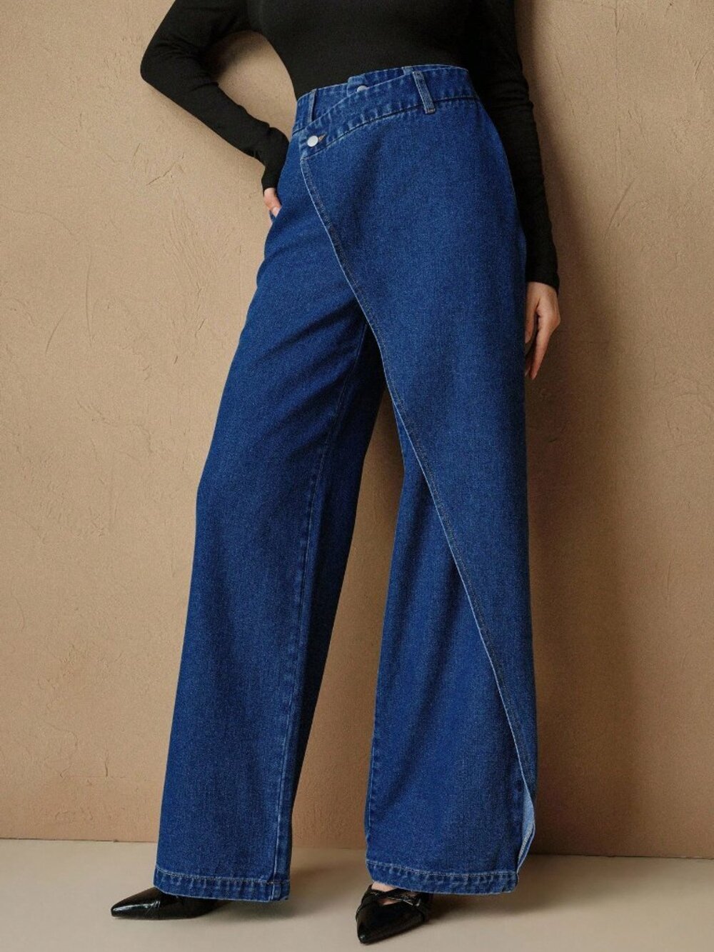 Blue Casual Women's Jeans - Picture 4 of 7